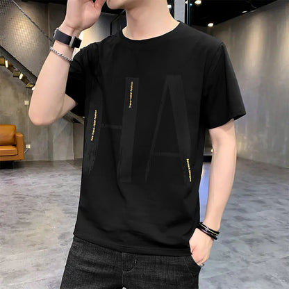 2020 Summer Men's Loose Korean Style Short Sleeve T-Shirt