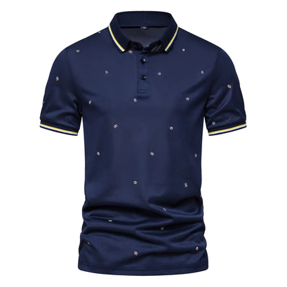 Men's Short Sleeve Polo Shirt - Summer Business Style 2023