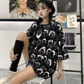 Trendy Women's Short Sleeve T-Shirt with Print